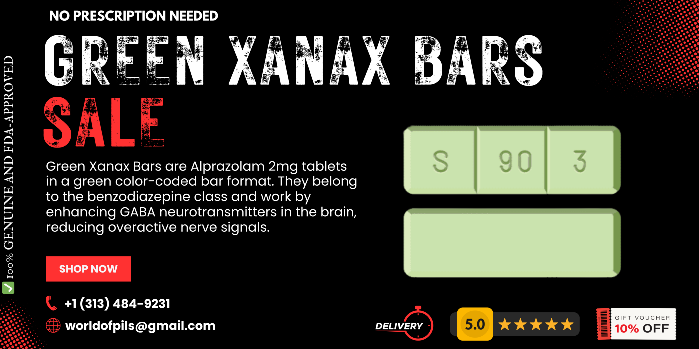 Buy Green Xanax Bars Online – Fast Anxiety & Stress Relief 7 Buy Green Xanax Bars Online